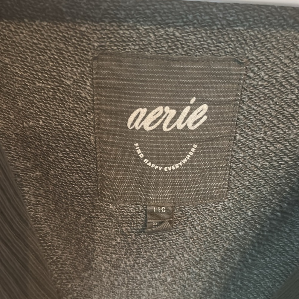 Aerie Down To Earth Quarter Zip Sweatshirt - Picture 4 of 4
